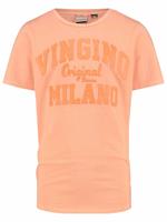 VINGINO !Shirt Korte Mouw  - Oranje - Katoen/elasthan