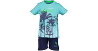 Set T-Shirt + Shorts  blau 