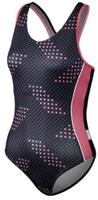 BECO badpak | competition | borst support | UV SPF 50+ | rood/zwart |**
