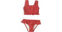 Playshoes bikini Stippen Rood Wit