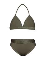 Muchachomalo Meisjes triangle top bikini effen