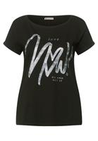 STREET ONE T-Shirt, mit dekorativem Folien-Print