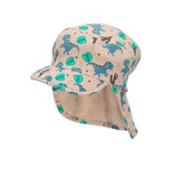 Sterntaler Schirmmütze, Nackenschutz, Dino-Print, für Babys, 935 BEIGE