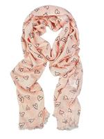 COLLEZIONE ALESSANDRO Modeschal »Babsi«, (1-St), aus feinster Viskose mit Herzdruck