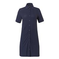 Pastunette dames nachthemd korte mouw knoopsluiting - NOS - Donkerblauw - Viscose