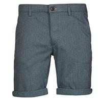 JACK & JONES PANTS STUDIO gemêleerde regular fit short JPSTFURY faded denim
