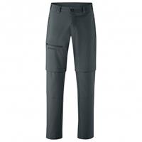 Maier sports Latit Zip - Afritsbroek, zwart/grijs