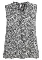 Sheego Tanktop mit Animal-Ausbrennermuster, in A-Linie