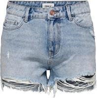 Only denim short met ripped details | Pacy
