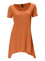 Lang shirt in oranje van Linea Tesini