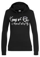KangaROOS Hoodie Met borduurwerk en bloemenprint, loungepak, hoodie