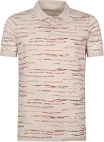 State Of Art Polo Print Beige