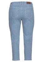 Sheego Stretch-Jeans in 7/8 Länge, mit Allover-Streifen