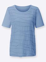 Shirt met korte mouwen in ijsblauw van heine