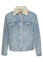 Levi's Jeansjack Ex-Boyfriend Sherpa met warme teddy-voering