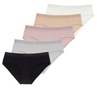 Dorina 5-pack katoenen dames ondergoed - Dames slips Basic - Gianna - Biologisch katoenen dames heup slips