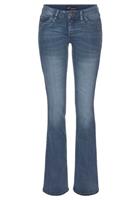 Arizona Bootcut-Jeans "mit Keileinsätzen", Low Waist