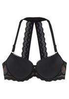 Lascana Bh met halterbandjes met decoratieve kanten achterkant en comfortabele nekbandjes, sexy ondergoed