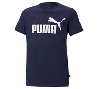 PUMA Essentials Logo T-shirt voor Heren, Blauw, Maat 7-8Y