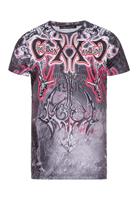 Cipo & Baxx T-Shirt mit großem Aufdruck