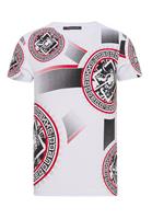 Cipo & Baxx T-Shirt mit großem Frontprint