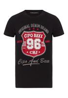 Cipo & Baxx T-Shirt mit coolem Frontprint