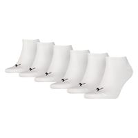 Puma SNEAKER PLAIN Socks 6-Pack weiss/schwarz Größe 43-46
