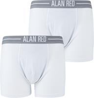 Alan Red Boxershort Wit 2Pack