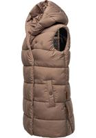 Navahoo dames lange gewatteerde bodywarmer Madilynaa – Warm & Comfortabel