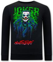 Montfleuri Sweater met print joker