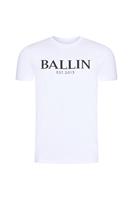 Ballin Est 2013 - Heren T-Shirt - Wit - Zachte Stof - Opdruk