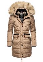 Navahoo Steppmantel »Paula« stylischer Winter Parka m. edlem Fellimitat
