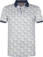 R2 Amsterdam R2 Poloshirt Pique Print Multicolour
