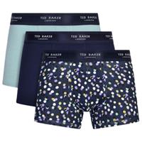 tedbaker Ted Baker 3 stuks Realasting Cotton Basic Trunks 