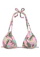 s.Oliver RED LABEL Beachwear Triangel-bikinitop AZALEA in tropische print