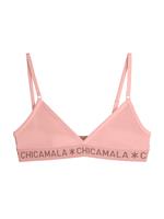 Muchachomalo Meisjes 1-pack triangle top effen pastelc