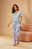 Vivance Dreams Pyjama mit Hortensienmuster