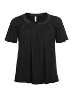 Sheego T-Shirt » Shirt« in A-Linie mit dekorativer Blende