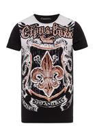 Cipo & Baxx T-Shirt mit coolen Wappenprints
