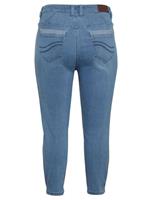 Sheego Stretch-Jeans » Jeans« in 7/8-Länge, mit Stickerei vorn