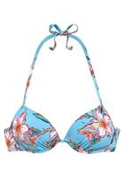 Lascana Push-upbikinitop MALIA met tropische print