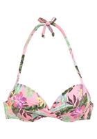 s.Oliver RED LABEL Beachwear Push-upbikinitop AZALEA met tropische print