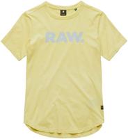 G-Star RAW Rundhalsshirt RAW. Slim mit Logo RAW Grafikprint vorne