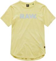 G-Star RAW Rundhalsshirt RAW. Slim mit Logo RAW Grafikprint vorne