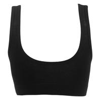 Bamboo Basics 2-pak naadloze BH's - Nova - Bamboe bustier Bh tops - Zwart - Huidskleur