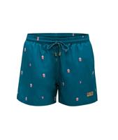 Narwal Narwal recycled swim trunks popcorn blue