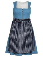 Sheego Dirndl » Dirndl mit Schürze« in Denim-Optik mit Schürze 2-tlg.