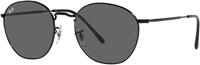 RAY-BAN RB 3772 ROB | Unisex-Sonnenbrille | Oval | Fassung: Mineral Schwarz | Glasfarbe: Grau