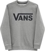 Vans Kids Classic Crew Sweatshirt Cement Heather/ Black
