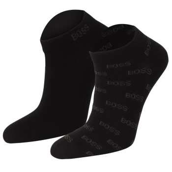 BOSS 2 stuks Allover Printed Ankle Sock 